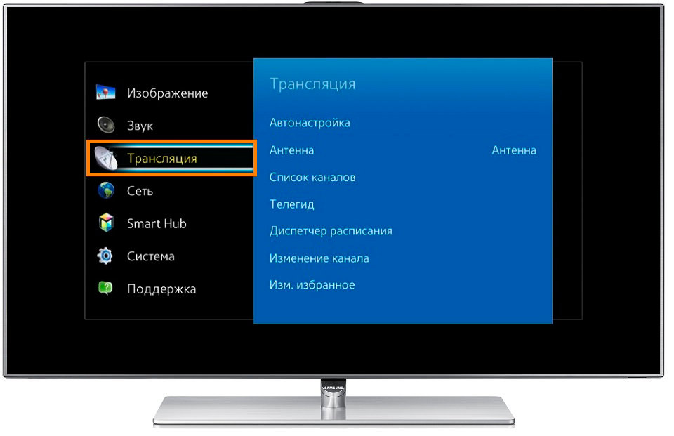 Трансляция изображения через компьютер по вай-фай на телевизор .